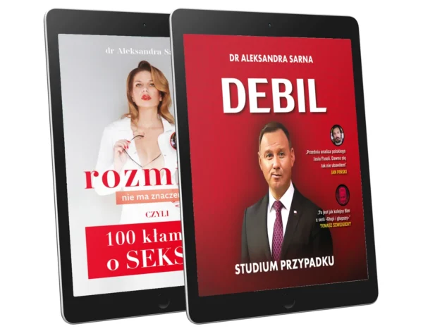 Zestaw audiobook-ów: Debil. Studium przypadku + Rozmiar nie ma znaczenia, czyli 100 kłamstw o seksie